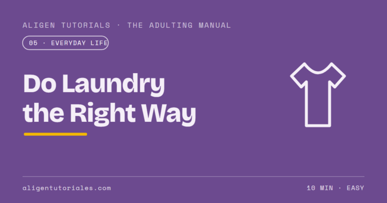 How to Do Laundry Without Ruining Your Clothes