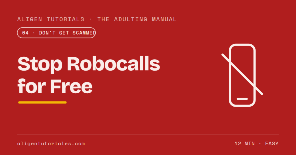 How to Stop Robocalls Without Paying for an App
