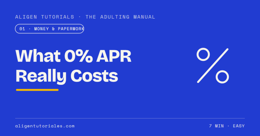 What That “0% APR” Offer Actually Costs You