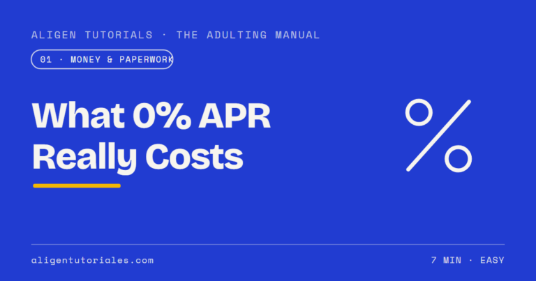 What That “0% APR” Offer Actually Costs You