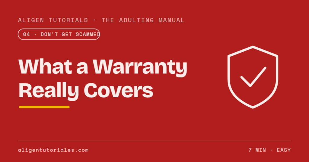 What a Warranty Really Covers (and What It Doesn’t)